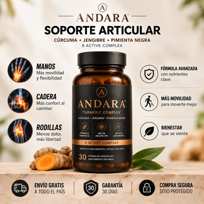 ANDARA® – Capsula antiflamatoria para las articulaciones
