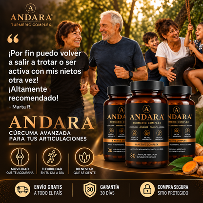 ANDARA® – Capsula antiflamatoria para las articulaciones