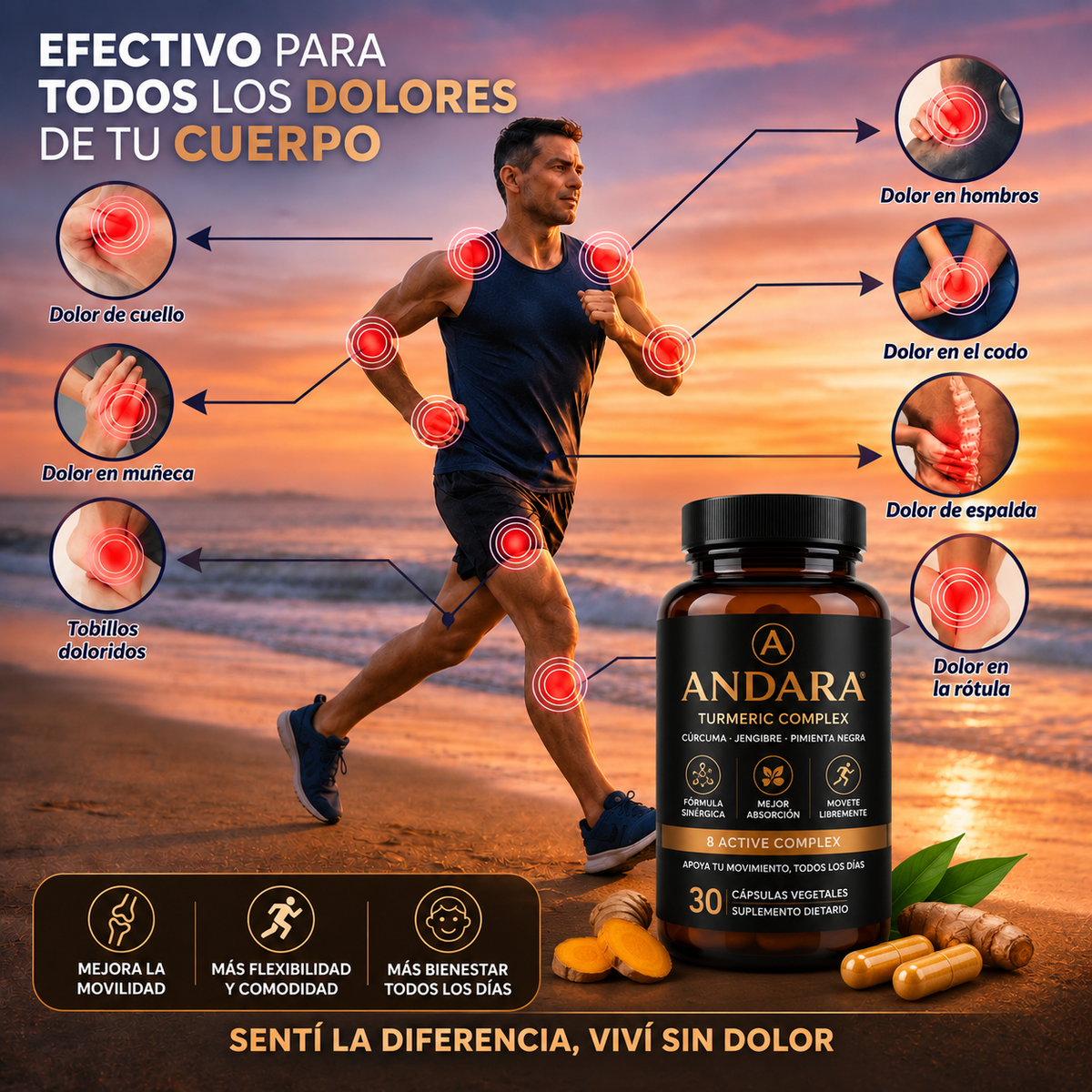 ANDARA® – Capsula antiflamatoria para las articulaciones